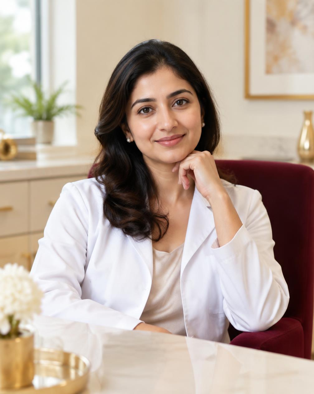 Representative doctor portrait; replace with Dr. Preeti Tomar's supplied photograph